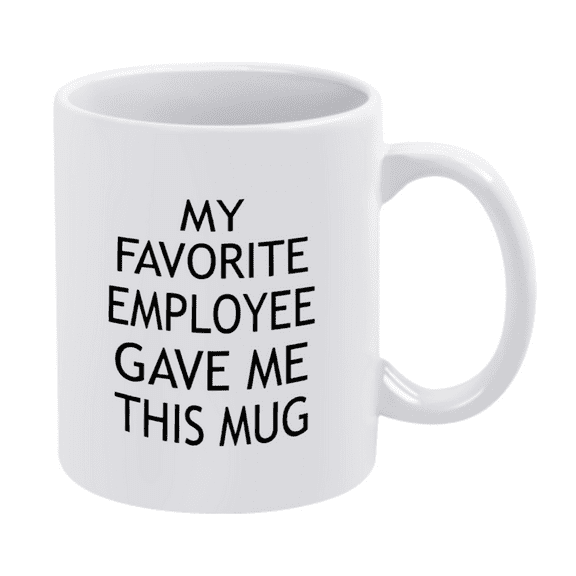 Boss Coffee Mug - Bosses Day & Birthday Gift for Male or Female Bosses - 16oz White