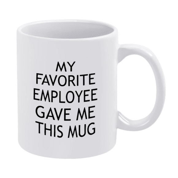 Boss Coffee Mug - Bosses Day & Birthday Gift for Male or Female Bosses - 16oz White