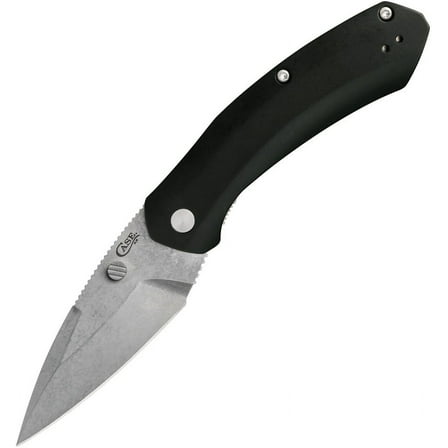 Case 36550 Westline 3.5" Stainless Blade Black Aluminum Handle Folding Knife