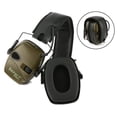 thumbnail image 4 of Orejeras de tiro plegables deportivas electrónicas Defensor de Reducción de ruido Auriculares protectores Protección para exteriores Verde Soledad Auriculares protectores, 4 of 10