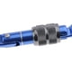 thumbnail image 3 of Mosquetón para Escalada Montañismo y Camping con llavero D 8KN + 28KN Bloqueo de tornillo azul, 3 of 9