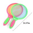 thumbnail image 2 of Kid's Tennis Racquet Set Outdoor Mini Plastic Tennis Racket Set Play Game Toy, 2 of 4