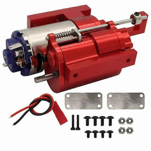 Metal 2 Speed Transmission Gearbox,Red