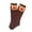 Brown, variant on ANINEO Boys Socks Fun Novelty Animal Design Socks Crazy Space Socks Funny Cute Food Kids Socks