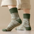 thumbnail image 2 of Dsscvnef Socks Women's Mid Tube Socks with Mixed Loop and Pile Reinforced Rabbit Wool Socks Girl 10 Pack Dress Socks, 2 of 4