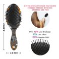 thumbnail image 6 of Halloween Ghost Pumpkin Pattern Hair Brush,Girls Detangling Hair Brush,Glide Through Tangles with Ease for Wet & Dry Hair,8.8"X2.8", 6 of 7