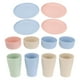 thumbnail image 3 of EeaseMX 4 juegos de vajilla para el hogar, juego de cuencos, tazas y platos, vajilla de colores aleatorios., 3 of 8