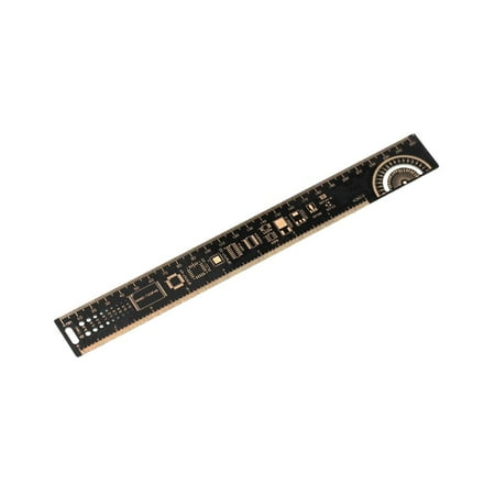 relayinert Waterproof PCB Ruler Clear Scale Reference Accessory Golden ...