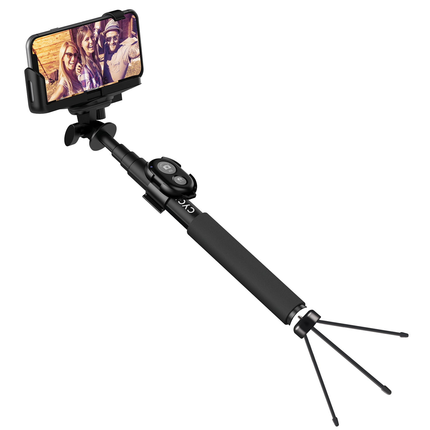 Selfie Stick Monkeystick SELMONKEYY Gul Bluetooth, inkl. smarthpone-hållare
