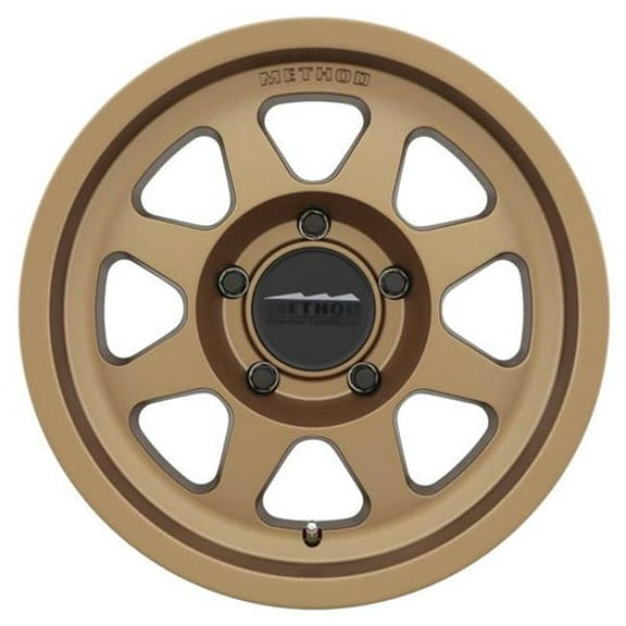17 x 7.5 in. Plus 30 mm Offset 5 x 108 63.4 mm MR701 CB Method Bronze Wheel