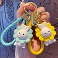 thumbnail image 4 of Cute Shinba Inu Rabbit Keychain Decoration, Cartoon Animals Soft Resin Handbag Accessories for Girls Women, 4 of 5
