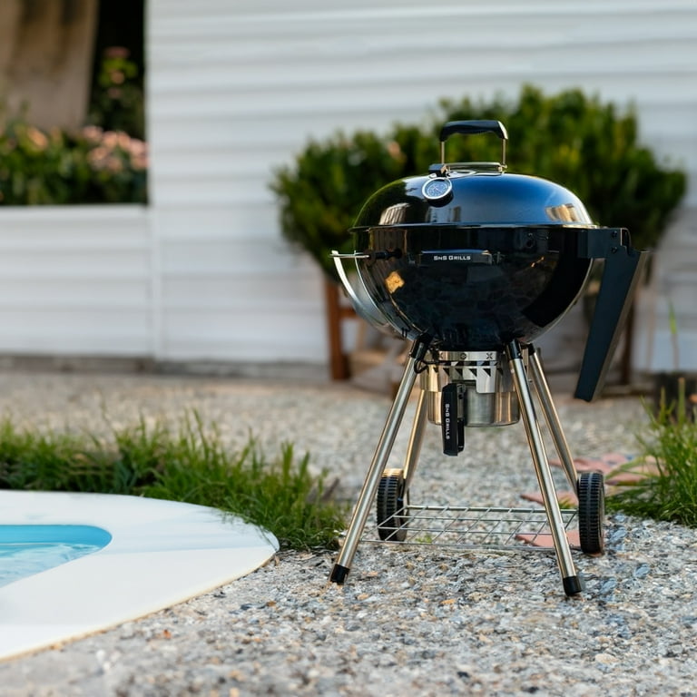 Sns Grills Using A Kettle Bbq SnS Grills Slow 'N Sear 22 In Charcoal