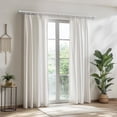 thumbnail image 2 of Curtain Rods for Windows to Adjustable Heavy Duty Wrap Around Curtain Rod Outdoor Indoor Room Divider Modern Drapery Pole ”, 2 of 9