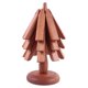 thumbnail image 1 of Salvamanteles de madera perfecl Juego de 1 soporte y 3 posavasos, 1 of 8