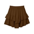 thumbnail image 6 of Fewfanhot Womens Skirts Casual Boho Ruffle Tiered Skorts High Waist Mini Skirts Golf Tennis Shorts, 6 of 7
