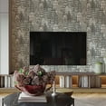 thumbnail image 6 of Building Embossed Wallpaper, Apartment Home Wallcovering Roll: 41.7”W x 614”H- 177.80 sq ft, 6 of 6