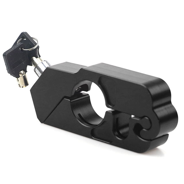 Yuarrent Bloqueo de manillar, dispositivo de bloqueo de casillero de freno, aleación de aluminio, mano de obra fina, dureza a prueba de golpes, bicicleta Bicicletas eléctricas Negro Yuarrent OD031989-01