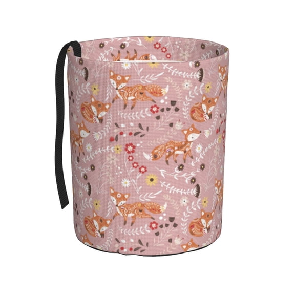 Kdxio Beautiful Fox Car Trash Can Garbage Car Accessories Trash Can Car Waste Bin for for Driver and Passenger Any Vehicle