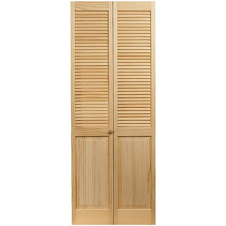 Louvered Bifold Doors awc #200 mfj poly 1-1/8" pine louver-over-panel bifold door Louvered Bifold Doors awc #200 mfj poly 1-1/8" pine louver-over-panel bifold door
