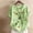 Green, variant on LoyisViDion Womans Shirts Clearance Women'S Plus Size O-Neck Short Sleeve Tops Print Buttons Cotton Linen Vintage Tops White 8(L)
