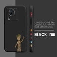 thumbnail image 3 of Case For VIVO IQOO 5 7 8 9 10 11 Pro 5G Z6 Z7 NEO3 5 5S 6 7 Colour Simple Liquid Silicone Case Cartoon Marvel Baby Groot, 3 of 5