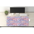thumbnail image 2 of Geometric Computer Mouse Pad, Trippy Abstract Watercolor Mix Funky Structured Hand Drawn Print, Rectangle Non-Slip Rubber Mousepad X-Large, 35" x 15" Gaming Size, Multicolor, by Ambesonne, 2 of 2