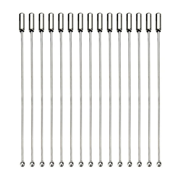 MRLESS 40Pcs Stick Pin for Crafts with Stopper Ends for Costume
