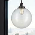 thumbnail image 2 of 616-1PH-BK-G202-12 Innovations Lighting Beacon - 1 Light Mini Pendant In Industrial Style-15 Inches Tall and 12 Inches Wide-Matte Black Finish-Clear, 2 of 2