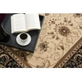thumbnail image 3 of Rug Branch Traditional Persian  Beige Black Indoor Runner Rug - 3x20, 3 of 5