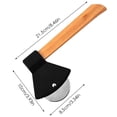 thumbnail image 4 of Stainless Steel Pizza Cutter Round Axe Pizza Cutter Pizza Cutter Wheel With Cover Handheld Food Slicer For Home Restaurant Round Axe Pizza Cutter Pizza Cutter, 4 of 7