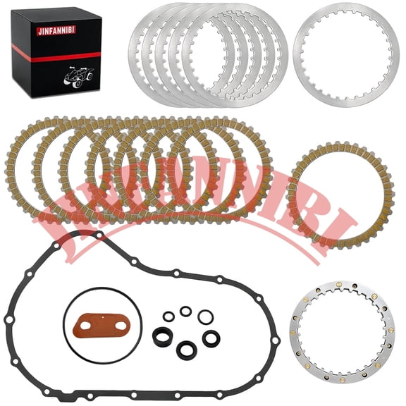Clutch Friction Plates & Primary Cover Gasket Kit for Harley Sportster 883 1200 2004-2022