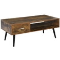 thumbnail image 1 of HOMCOM Coffee Table with Storage, Industrial Center Table with Drawer, 1 of 10