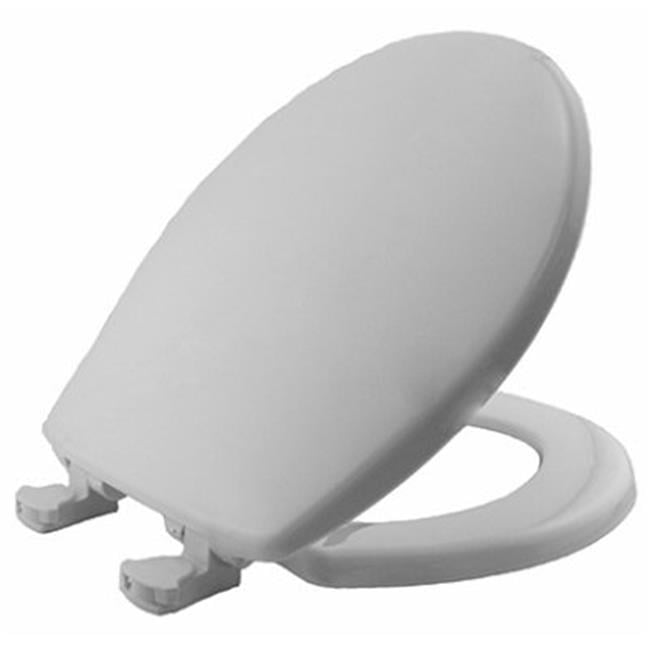 80EC000 White Round Plastic Toilet Seat