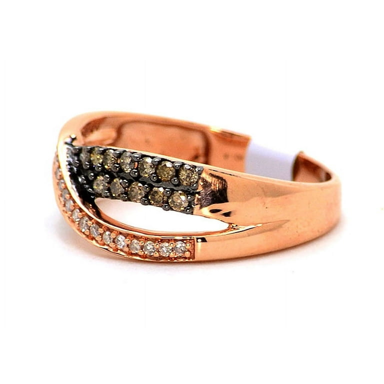 Chocolate diamond rings at deals walmart