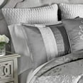thumbnail image 5 of Hallmart Collectibles Riverbrook Home Kacee Platinum 12-piece Comforter Set King, 5 of 8