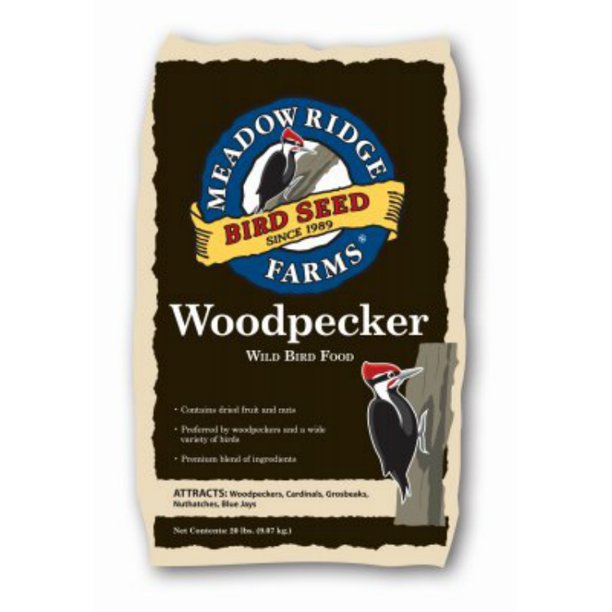 Meadow Ridge Farms® B202320 Woodpecker Wild Bird Food, 20 Lbs Walmart