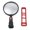 Red, variant on Wofarmy Adjustable Mirror 360° Rotating Mirror 骑行安全 骑车辅助 Adjustable Viewing Angle Black