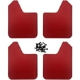 thumbnail image 3 of 4×Red Universal Car Mud Flaps Mudguard Splash Guards Front&Rear Set Dirty Fender, 3 of 4