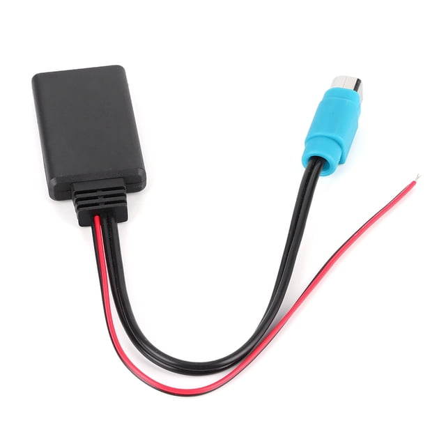Bluetooth AUX-Adaptador IN KCE-Cable de audio inalámbrico 237B compatible con Alpine CDE-W203Ri IDA X303 X305 X301