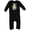 AB-Black, variant on Cute Sloth I Love My Poppy with Green Leaves Baby Romper Coveralls