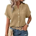 thumbnail image 5 of BILIKEYU Women's Casual Tops Shirts, Womens Tops, Shirts for Women, Casual Tops for Women, 5 of 5