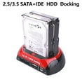 thumbnail image 1 of Ide Sata Dual All In 1 Hdd Dock Docking Station Hard Disk Drive Hdd 2.5 3.5 Reader Usb 2.0 Us External Box Enclosure Case, 1 of 5