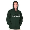 thumbnail image 4 of Course Im Right Im Bob Zip Hoodie Sweatshirt Men Brisco Brands 5X, 4 of 6