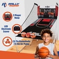 thumbnail image 3 of Rally and Roar 2 Player Shooting Basketball Game w/ Scoreboard & Balls, 3 of 12