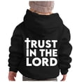 thumbnail image 4 of XEGLSBU Zip up Hoodies for Girls 10-12 Girls Hoodies & Sweatshirts Winter Warm Pullover With Hood And Pockets For Outdoor Activities Age 4 14 Years 1-Black Size 4-5 Years, 4 of 5