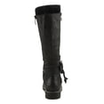 thumbnail image 6 of PATRIZIA KABUTA-BOOTA Women’s Extended Calf Tall Boot – Faux Fur Lined Slouch Boot with Buckle Strap, 6 of 9