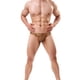 thumbnail image 4 of Gibobby Conjunto de lencería de encaje Día de San Valentín Día de San Valentín Calzoncillos Calzoncillos para hombres Humedad 1PC Wicking Sexy Elástico Transpirable Leopa(Naranja, M), 4 of 5