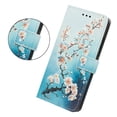 thumbnail image 5 of ShellTech Wallet Case for iPhone 17 Pro, Floral Pattern PU Leather Flip Folio TPU Interior Cover with Credit Card Holder Slots, Cash Pocket, Kickstand, Magnetic Closure & Detachable Wrist Strap,E, 5 of 8