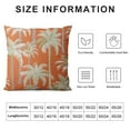 thumbnail image 6 of COMIO  Palm Tree Pillow Covers Vintage Decoration Tropical Cushion Cover Square Pillowcase for Sofa Couch 2pc, 6 of 6