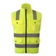 thumbnail image 1 of Chaleco reflectante de seguridad elástico totalmente ajustable para correr, andar en bicicleta, trotar y caminar de noche, talla M (amarillo), 1 of 7